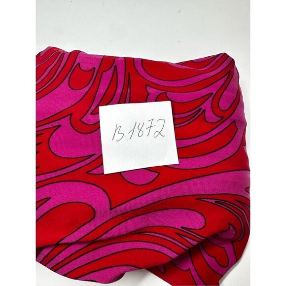 MICHAEL KORS Cynthia Paisley Halter Maxi Dress Radiant Pink Size 1X - Picture 15 of 16